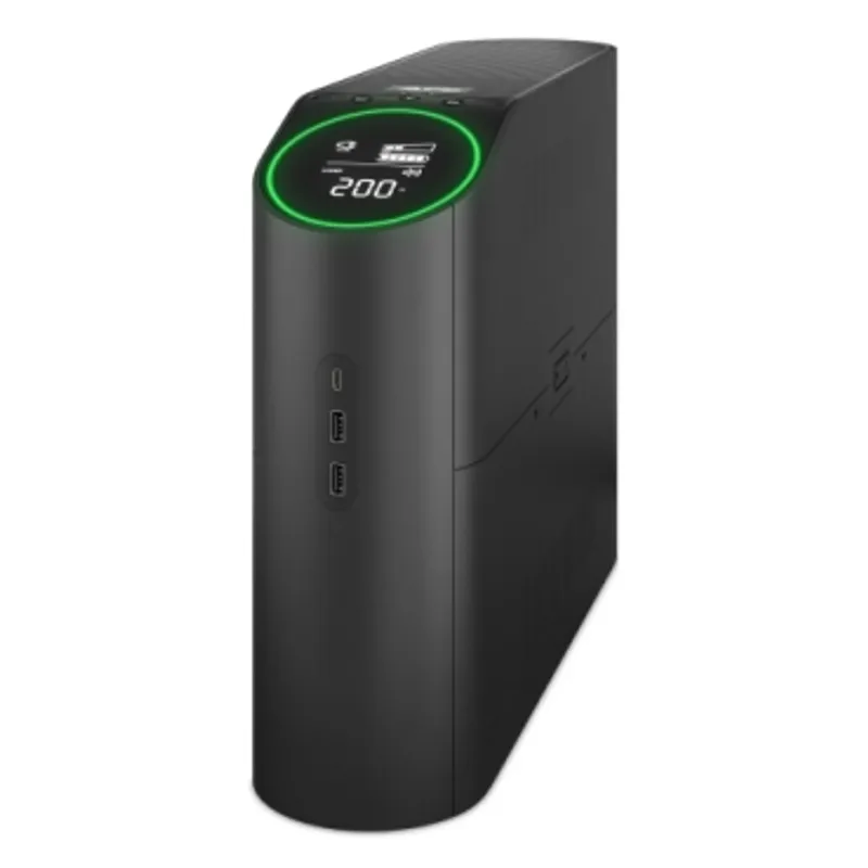 APC Back-UPS Pro for Gaming, 2200VA/1320W, Tower, 230V, 4x Schuko and 2x IEC C13 outlets, RGB Lights, Pure Sine Wave, Midnight (Black) — photo 1 of 4