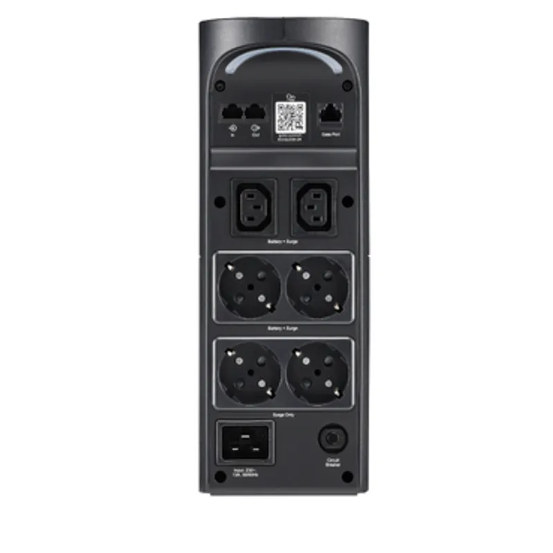 APC Back-UPS Pro for Gaming, 2200VA/1320W, Tower, 230V, 4x Schuko and 2x IEC C13 outlets, RGB Lights, Pure Sine Wave, Midnight (Black) — photo 2 of 4