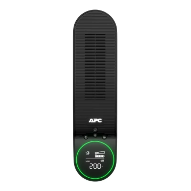 APC Back-UPS Pro for Gaming, 2200VA/1320W, Tower, 230V, 4x Schuko and 2x IEC C13 outlets, RGB Lights, Pure Sine Wave, Midnight (Black) — photo 3 of 4