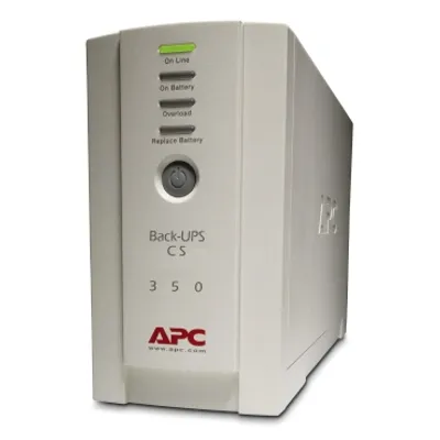 APC Back-UPS, 350VA/210W, Tower, 230V, 4x IEC C13 Outlets , User Replaceable Battery
