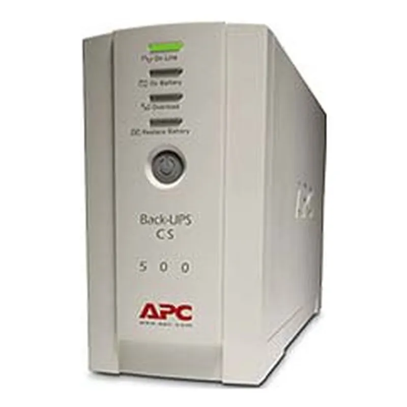 APC Back-UPS, 500VA/300W, Tower, 230V, 4x IEC C13 Outlets , User Replaceable Battery — photo 1 of 5