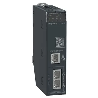 Communication module, Modicon M580, performance, Ethernet IP/Modbus TCP, for severe environments