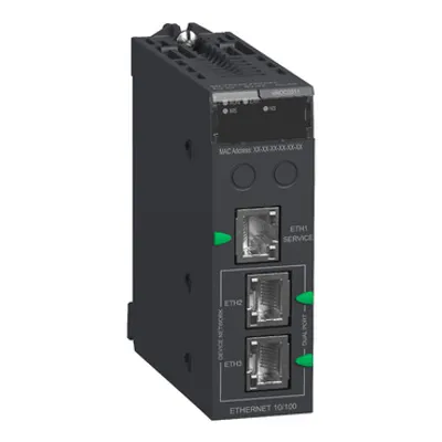 network module, Modicon M580, FactoryCast Ethernet