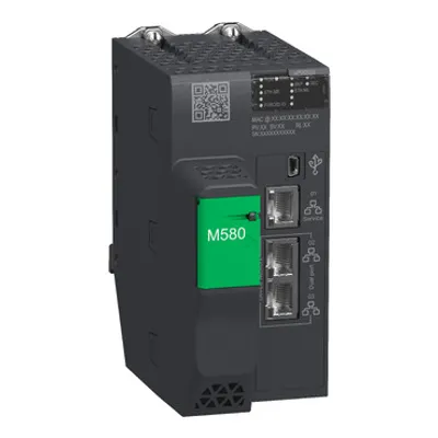 standalone processor, Modicon M580, 8MB, 125 Ethernet devices, 4 local IO racks of 2045 digital, 512 analog