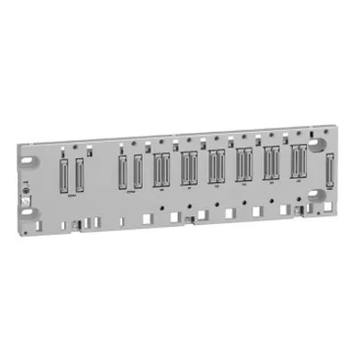 backplane rack, Modicon X80, 6 slots, redundant Ethernet backplane, severe environment