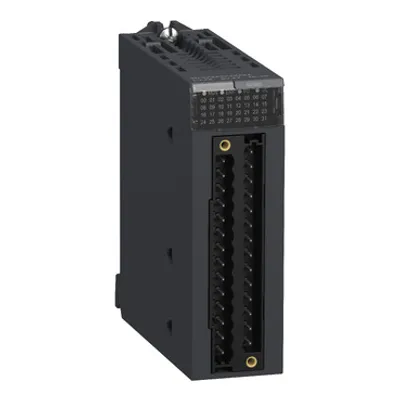 Analog high level input module, Modicon X80, 8 inputs, 0 to 20mA, 4 to 20mA, 10V positive or negative