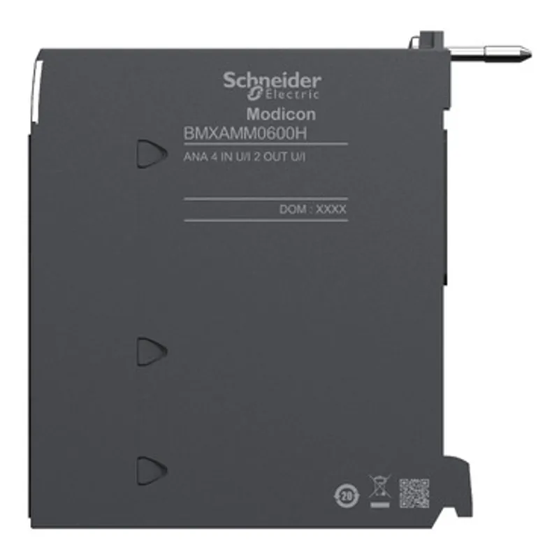 Analog high level IO module, Modicon X80, 4 I, 2 O, 0 to 20mA, 4 to 20mA, 10V positive or negative, severe environment — photo 3 of 7