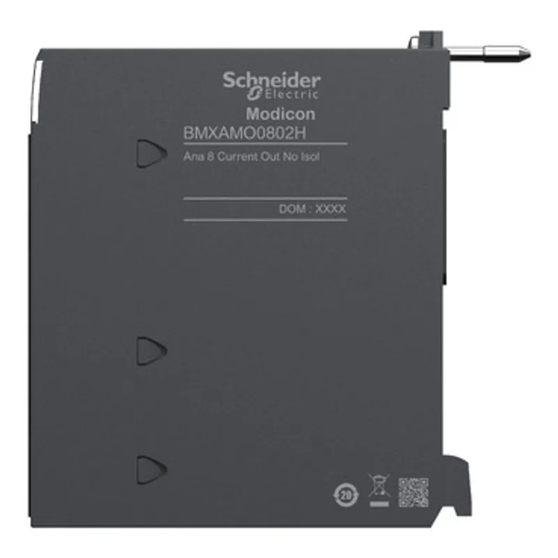 Analog high level output module, Modicon X80, 8 outputs, 0 to 20mA, 4 to 20mA, for severe environments — photo 2 of 7
