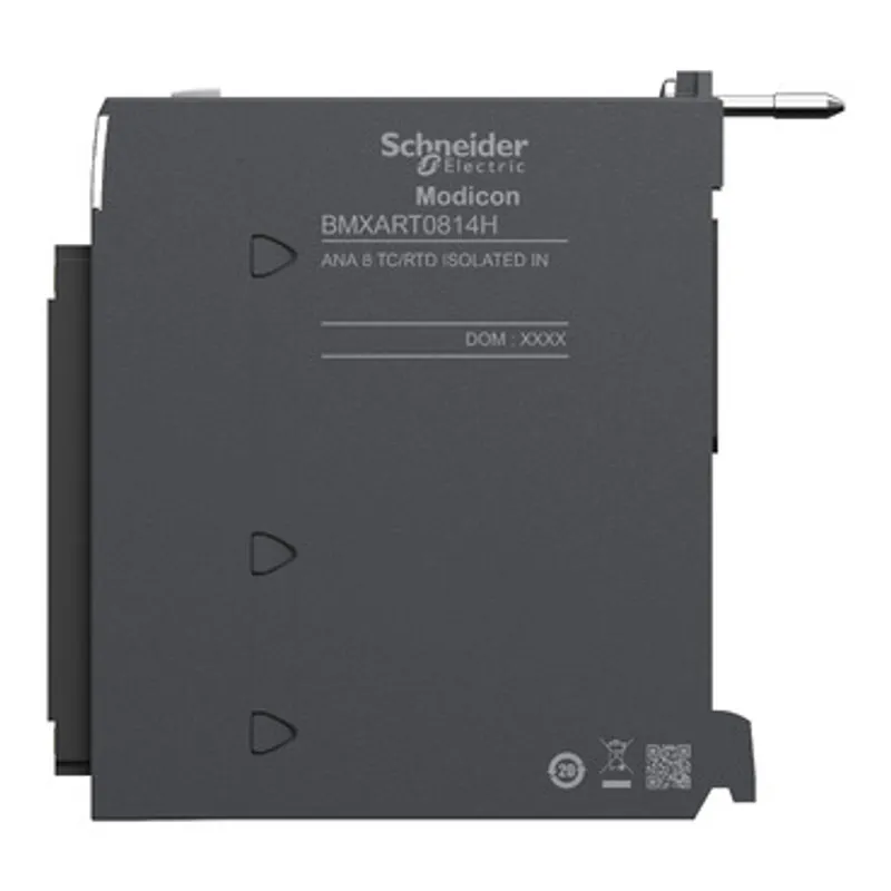 Analog isolated low level input module, Modicon X80, 8 inputs, 40mV positive or negative, for severe environments — photo 2 of 7