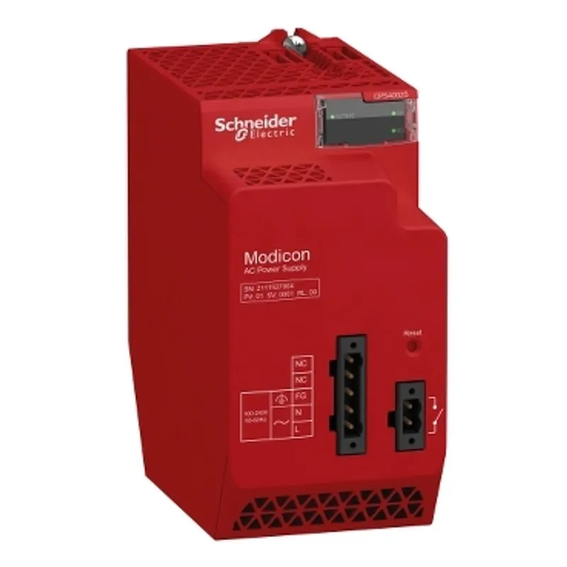 redundant power supply module, Modicon X80, 100 to 240V AC, safety — photo 1 of 6