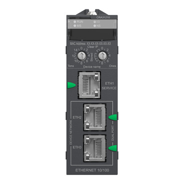 remote IO drop E/IP, Modicon X80, performance, service port, advanced features — photo 2 of 7