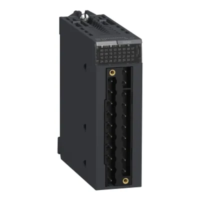 discrete input module, Modicon X80, 16 inputs, 24V DC positive