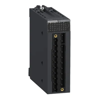 discrete input module, Modicon X80, 16 inputs, 24V DC positive, for severe environments