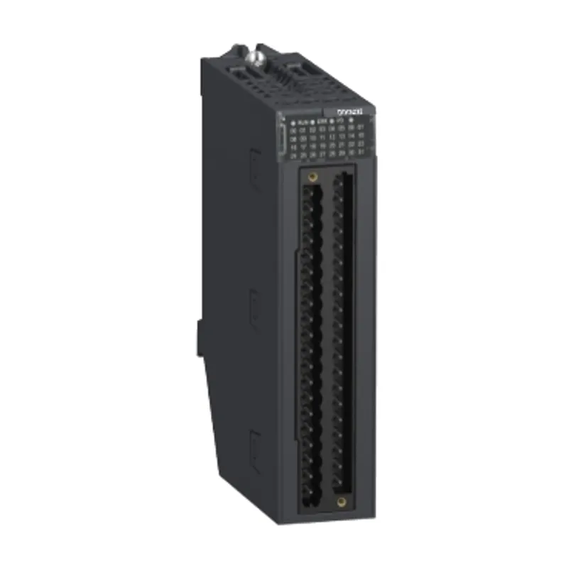 Discrete input module, Modicon X80, 32 inputs, 12/24V DC positive or negative, for severe environments — photo 1 of 4
