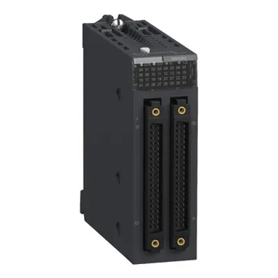 discrete input module, Modicon X80, 64 inputs, 24V DC positive, for severe environments