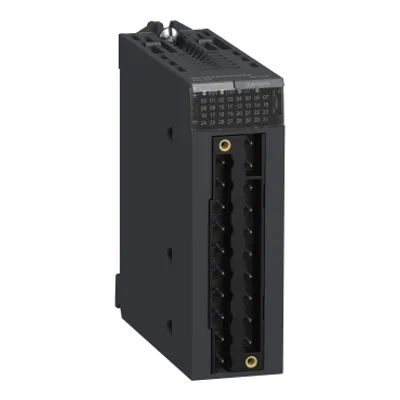 Discrete mixed I/O module, Modicon X80, 8 inputs, 24V DC, 8 relay outputs, 24 to 240V AC positive, for severe environments