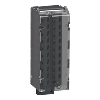 terminal block, Modicon X80, 20-pin removable screw clamp, 1 or 2 x 0.34..1.5mm2