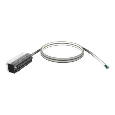 shielded cord set, Modicon X80, 20-way terminal, one end flying leads, 3m