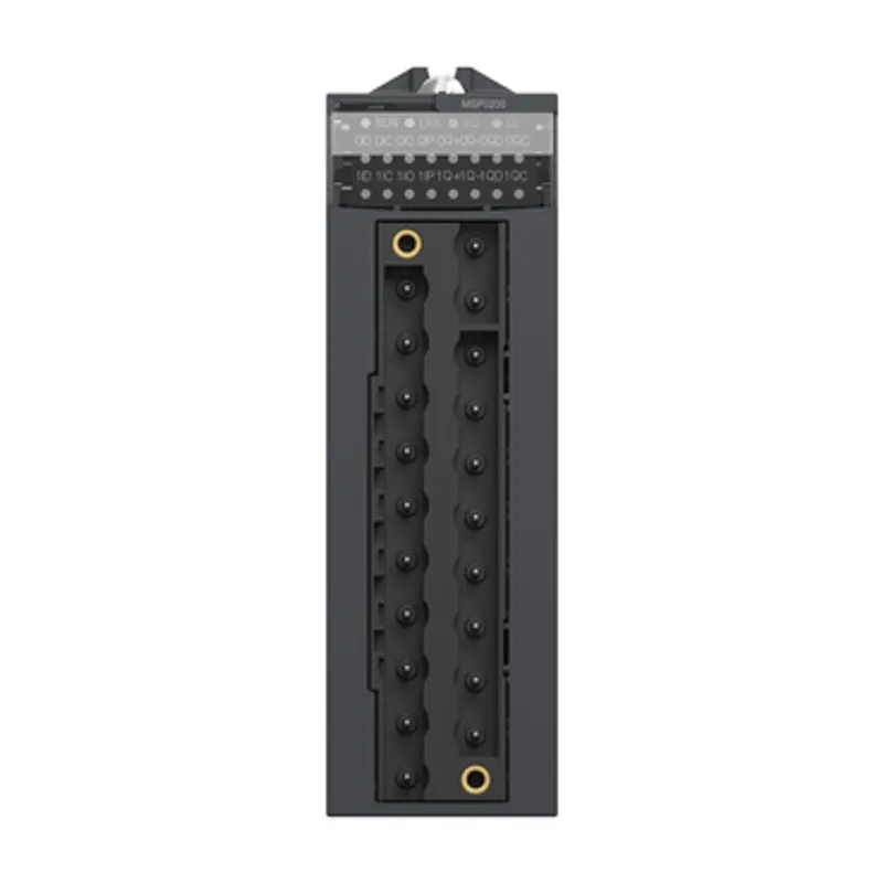 PTO module, Modicon X80, 2 channels, 4 I, 24V DC, 4.3mA, 2 connectors, 28 pins — photo 2 of 7