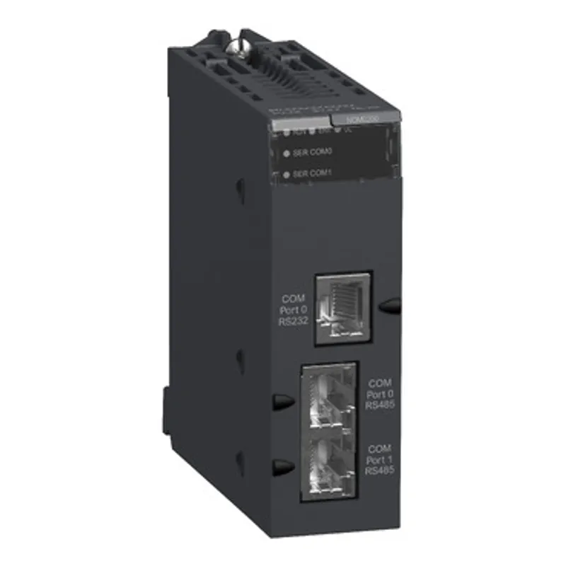 communication module, Modicon X80, Serial link module, 2 RS485 or 232 ports in Modbus and character mode — photo 1 of 7
