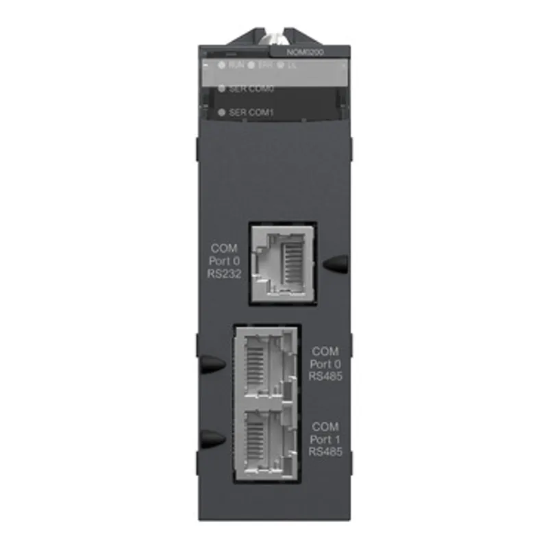 communication module, Modicon X80, Serial link module, 2 RS485 or 232 ports in Modbus and character mode — photo 3 of 7