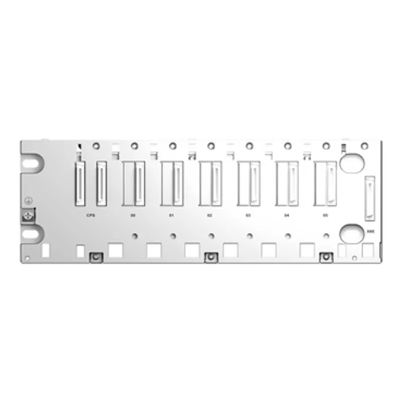 Backplane, Modicon X80, 6 slots, panel, mounting plate or DIN rail mounting — photo 4 of 7