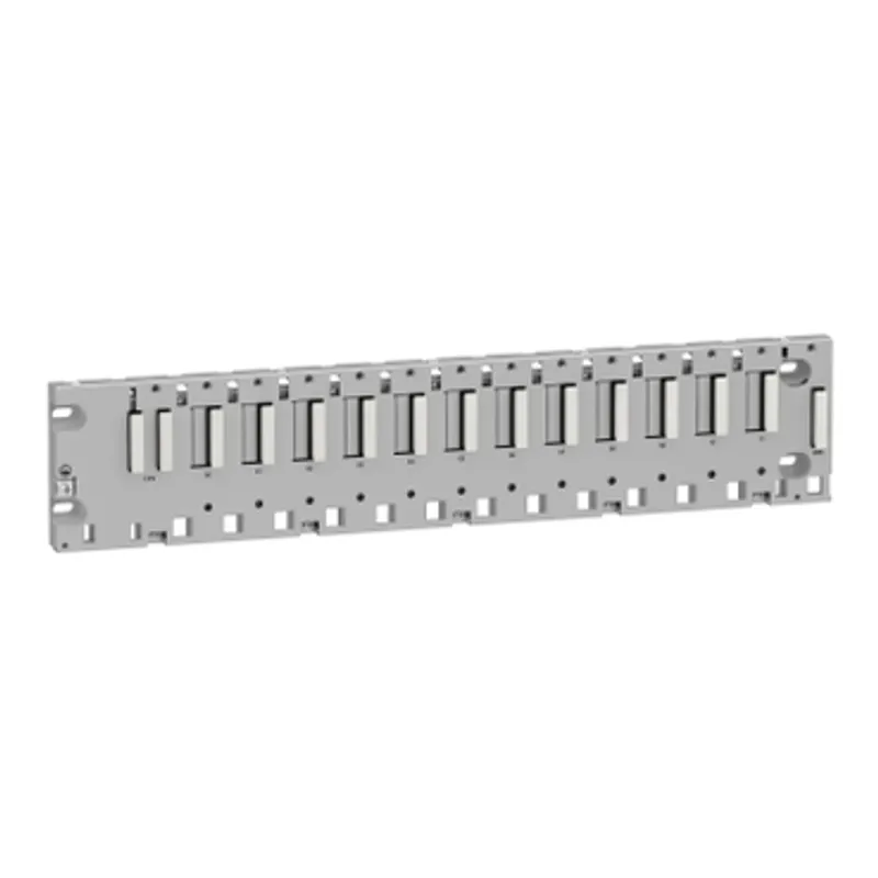 Backplane, Modicon X80, 12 slots, panel, mounting plate mounted, ruggedized — photo 1 of 7