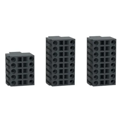 connector, Modicon M340, one 10 pin + two 16 pin, for counter module