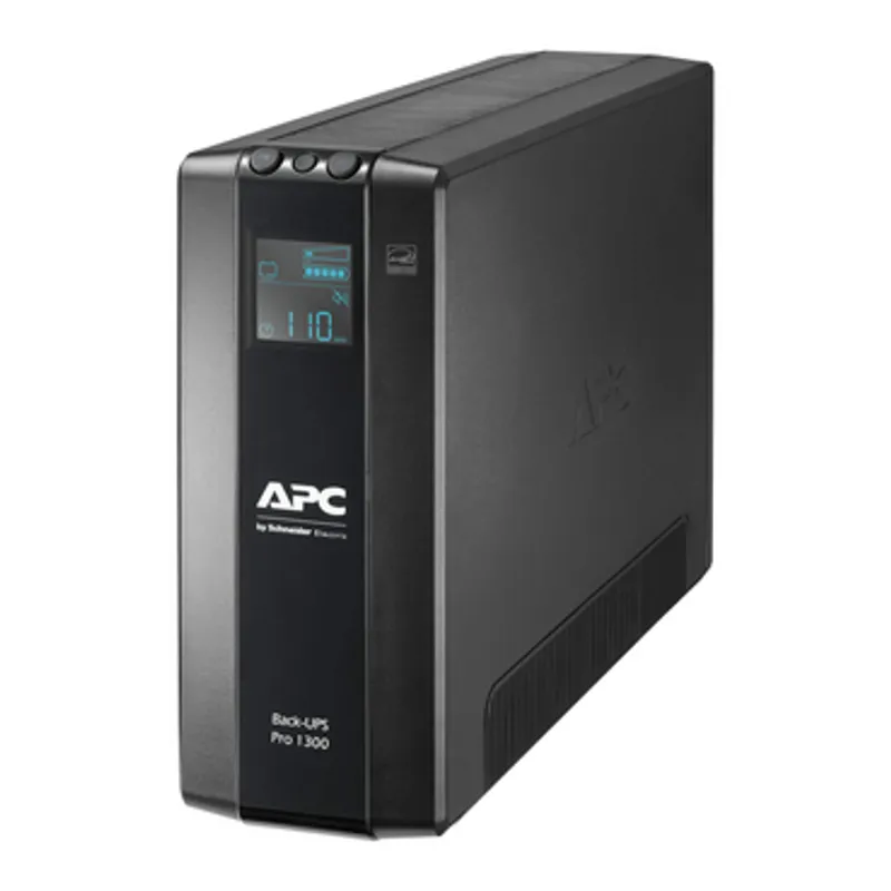 APC Back-UPS Pro, 1300VA/780W, Tower, 230V, 8x IEC C13 outlets, AVR, LCD, User Replaceable Battery — photo 1 of 4