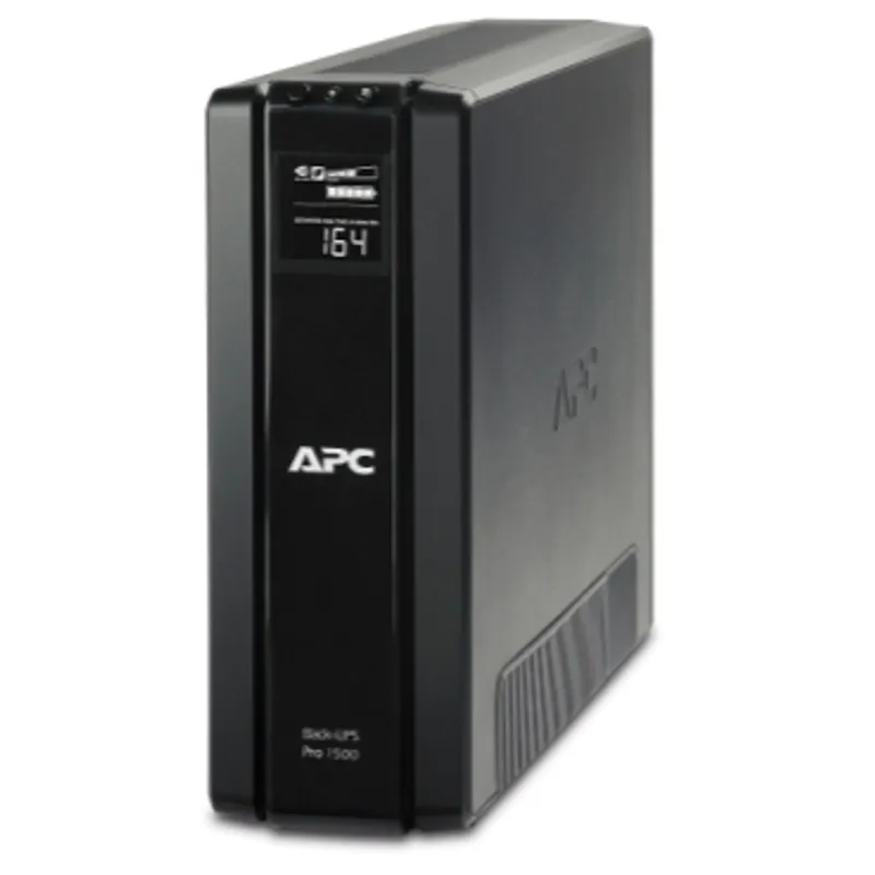 APC Back-UPS Pro, 1500VA/865W, Tower, 230V, 6x CEE 7/7 Schuko outlets, Sine Wave, AVR, LCD, User Replaceable Battery — photo 1 of 2