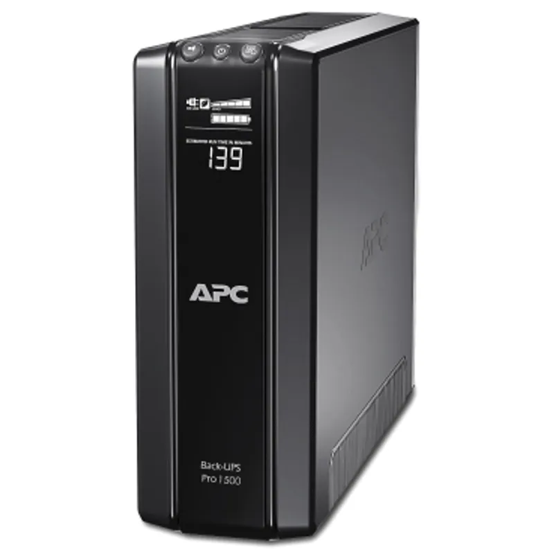 APC Back-UPS Pro, 1500VA/865W, Tower, 230V, 10x IEC C13 outlets, AVR, LCD, User Replaceable Battery — photo 1 of 2