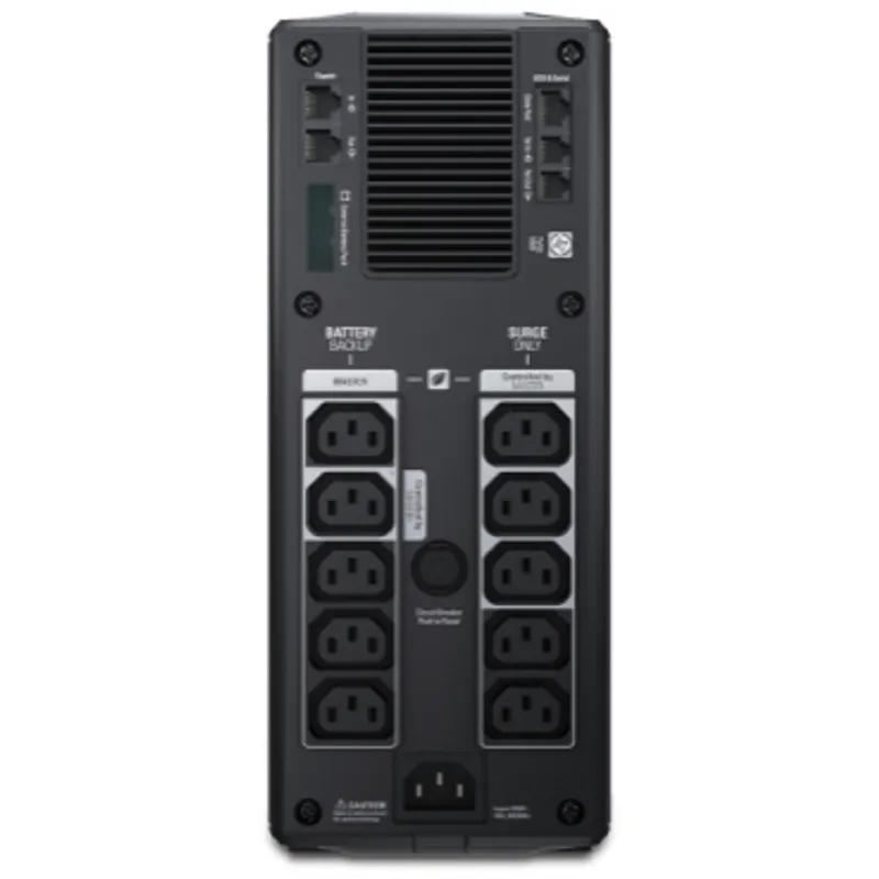 APC Back-UPS Pro, 1500VA/865W, Tower, 230V, 10x IEC C13 outlets, AVR, LCD, User Replaceable Battery — photo 2 of 2
