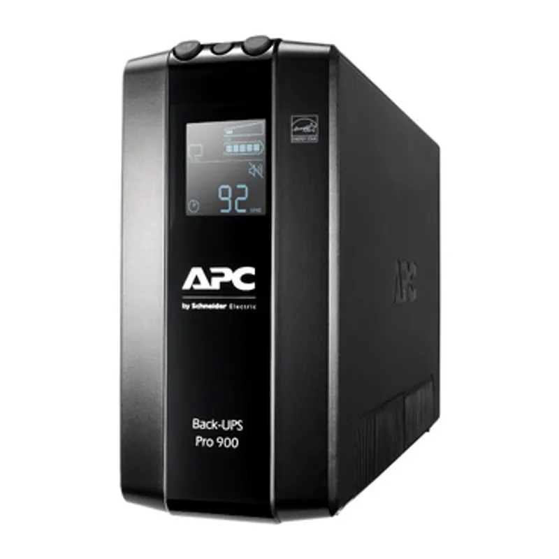 APC Back-UPS Pro, 900VA/540W, Tower, 230V, 6x IEC C13 outlets, AVR, LCD, User Replaceable Battery — photo 1 of 4