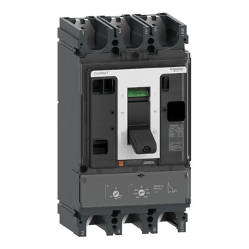 Circuit breaker, ComPacT NSX400S DC, 100kA/750VDC, 3 poles, TM-DC trip unit 400A — photo 1 of 7