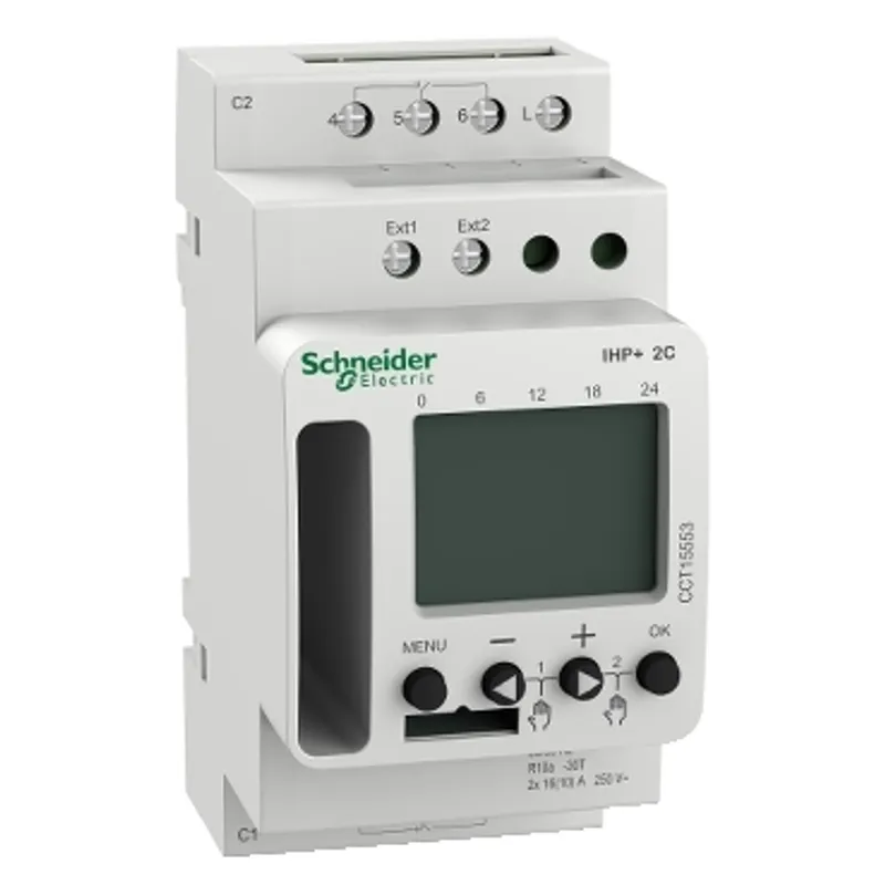 Acti9 IHP+ 2C (24h/7d) SMARTw programmable time switch