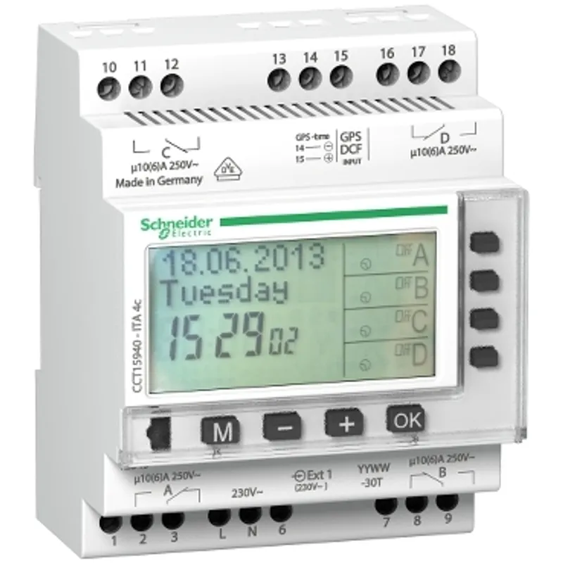 Acti9 - ITA - 4C yearly time switch - 24 hours + 7 days + year