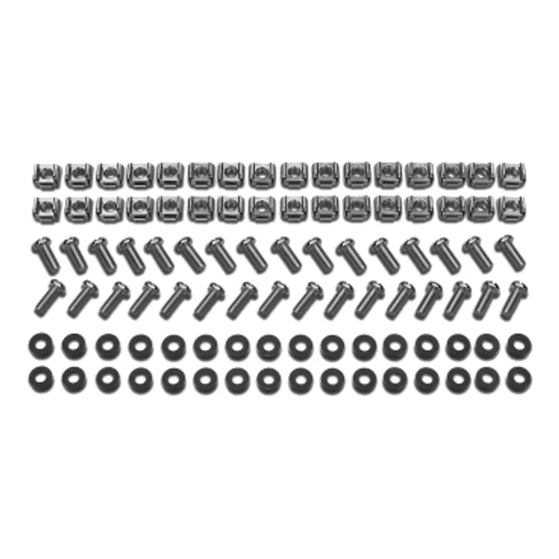 Easy Rack, M6 Hardware Kit, 32 sets of M6 cage nuts, nylon washers, slot phillips screws — photo 2 of 2