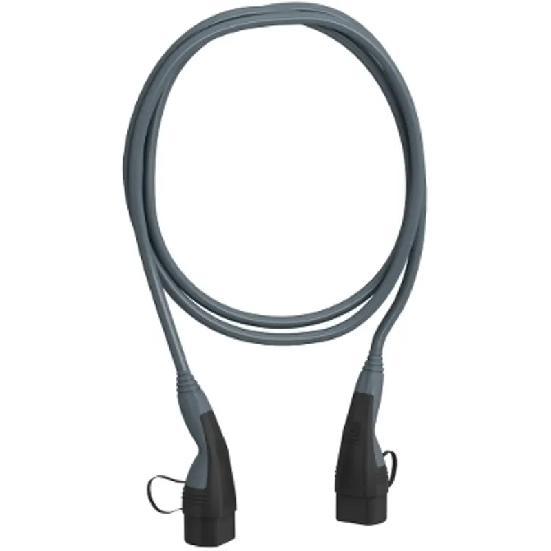 Charging cable, EVlink, 10m, 32A, 3-Phase, T2 connector at each end of cable — photo 1 of 4
