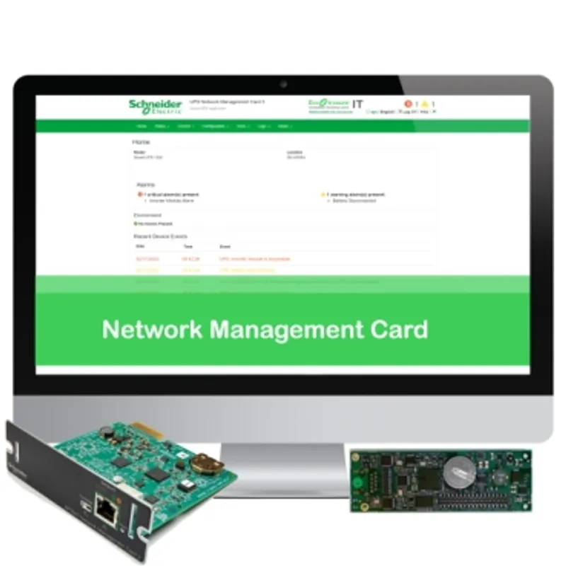 Subscription, Network Management Cards, 5 year, Secure NMC System, 1 Easy UPS 1-phase device, reduce your exposure to attack and stay up-to-date — photo 2 of 2