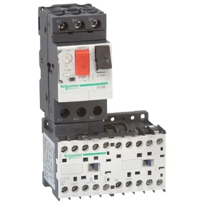 DOL reversing combination starter,TeSys Deca Frame 2,GV2ME06 and LC2K06,1-1.6A,24V DC