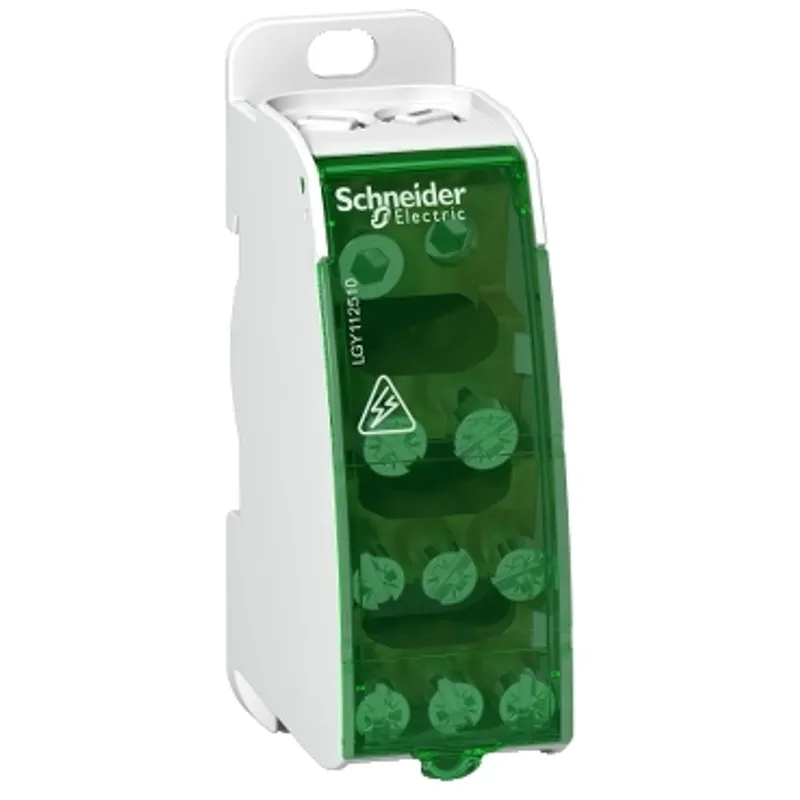 Linergy DS - screw distribution block 1P - 125A - 10 holes