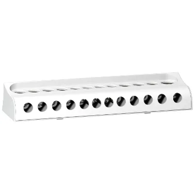Linergy - additional Neutral bar for screw distri block - 125 A - 12 connections