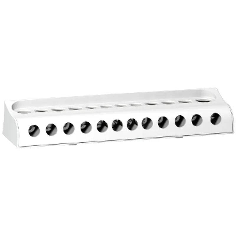 Linergy - additional Neutral bar for screw distri block - 125 A - 12 connections