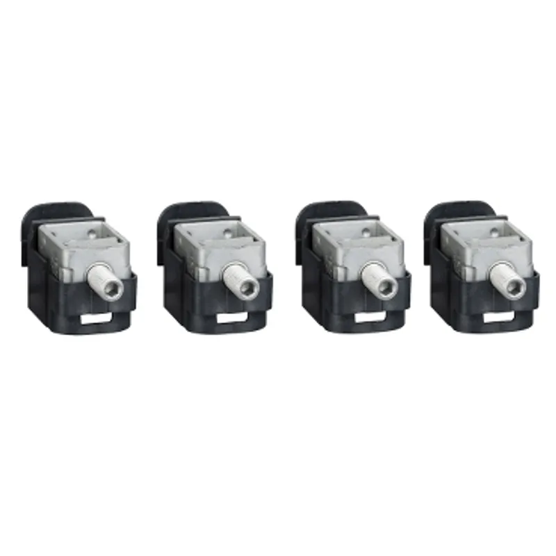 Steel bare cable connectors, ComPacT NSX, for 1 cable 1.5mm² to 95mm², 160A, set of 4 parts — photo 1 of 3