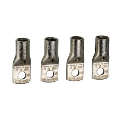 Crimp lugs for copper cable, ComPacT NSX100/250, 120mm², set of 4 parts