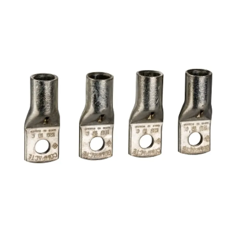 Crimp lugs for copper cable, ComPacT NSX100/250, 120mm², set of 4 parts