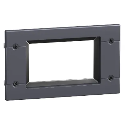 escutcheon for Vigi module or ammeter module, fixed ComPact NSX100 to NSX630, IP40