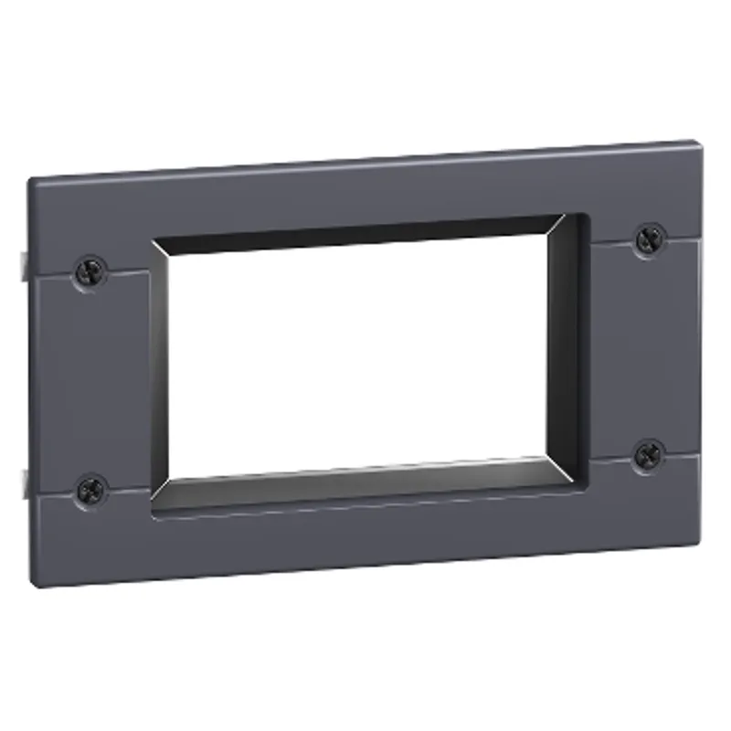 escutcheon for Vigi module or ammeter module, fixed ComPact NSX100 to NSX630, IP40