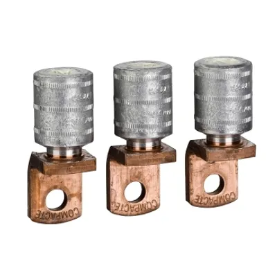 Crimp lugs for aluminium cable, ComPacT NSX100/250, 150mm², set of 3 parts