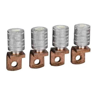 Crimp lugs for aluminium cable, ComPacT NSX100/250, 185mm², set of 4 parts